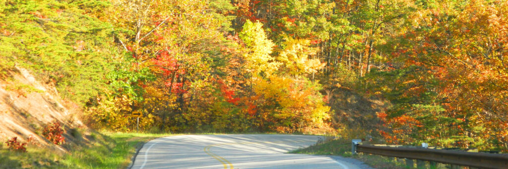 fall scenic drive in the Alleghany Highlands of Va