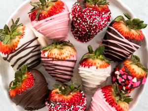 chocolate covered strawberries