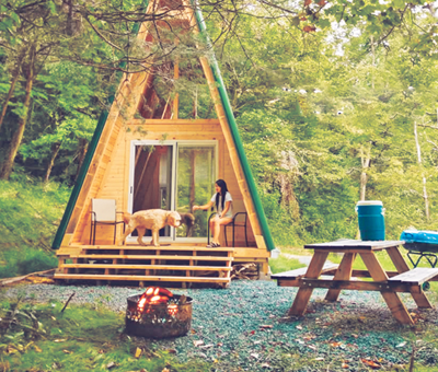 Unique Lodging at Beaverdam Falls