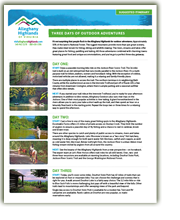 Three Days of Outdoor Adventures itinerary